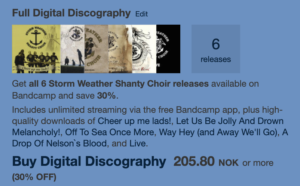 Full Discography bundle digital format -30%